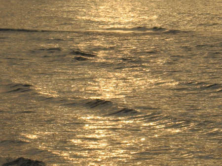 sunset at the seashoreの写真素材