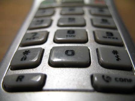 a numeric keypad of the phoneの写真素材