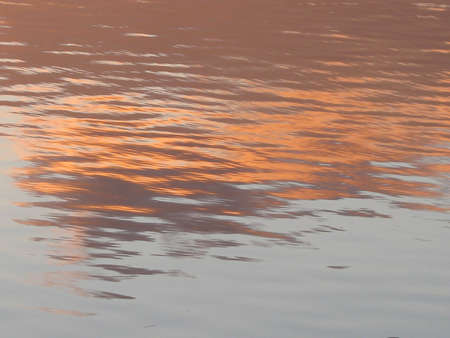 light reflections in the waterの写真素材
