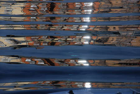 reflections in the waterの写真素材