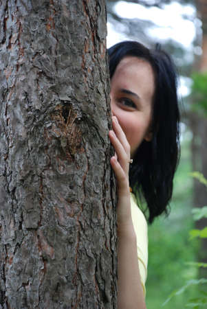 portrait of teenage girlの写真素材