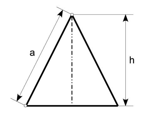 isosceles triangleのイラスト素材