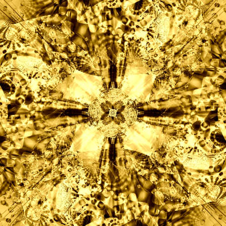 golden abstract backgroundの写真素材