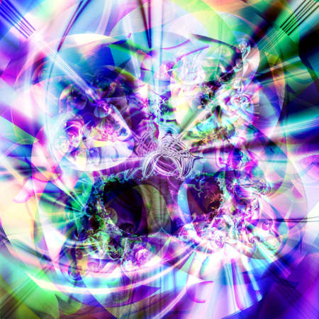 computer generated colorful abstract background
