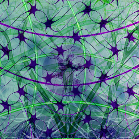 computer generated colorful abstract background