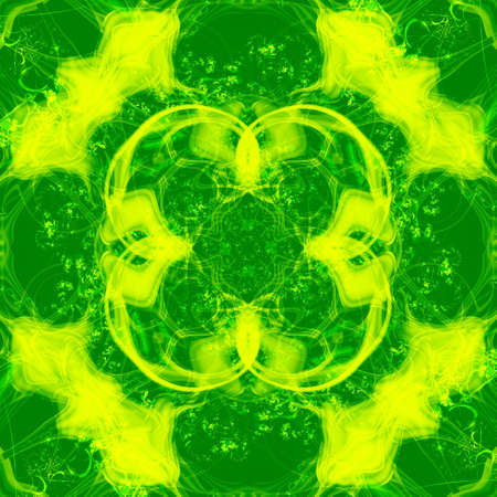 computer generated green abstract designの写真素材