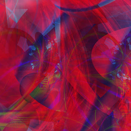 computer generated colorful abstract wallpaperの写真素材