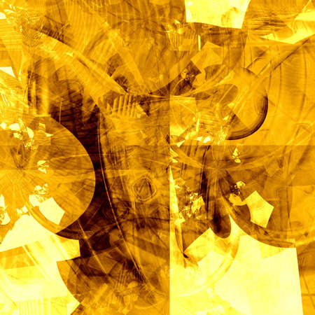 computer generated golden abstract wallpaper