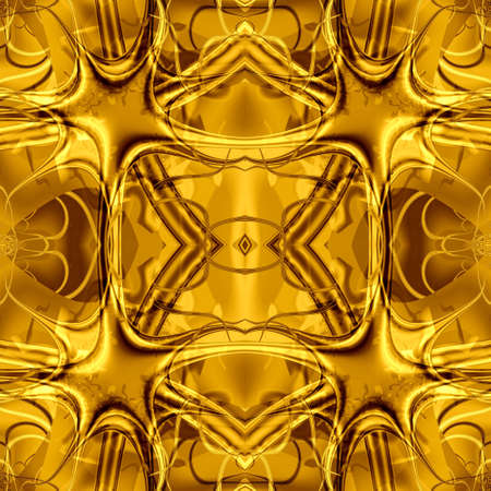 golden seamless wallpaperの写真素材