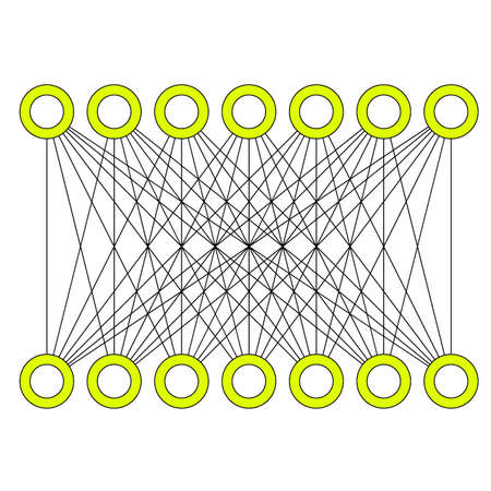 simple graph exampleのイラスト素材