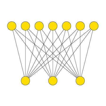 simple graph exampleのイラスト素材