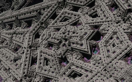 computer generated abstract ornamentの写真素材