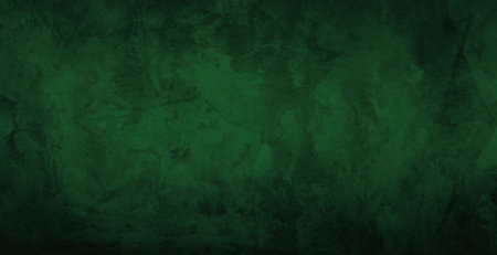 Dark green gradient watercolor backgroundの写真素材