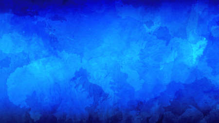 Abstract gradient blue watercolor backgroundの写真素材