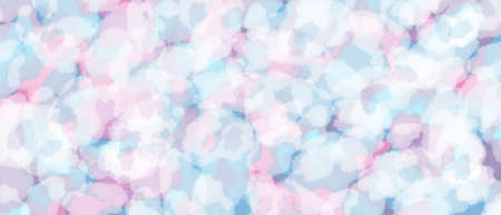Abstract soft watercolor blue, white and purple backgroundの写真素材