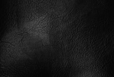 Black gradient artificial leather texture backgroundの写真素材