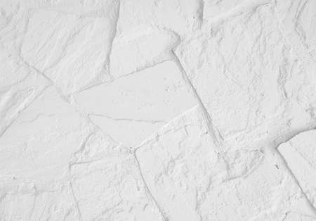 White stone wall texture. Grunge backgroundの写真素材