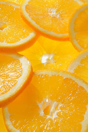 Fresh orange fruits as background 
