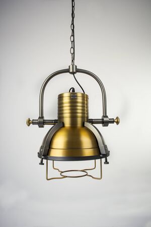 Iron gunmetal lampの写真素材