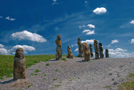 Polovtsian barrowsの写真素材