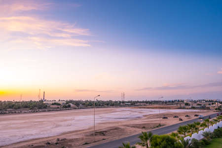 Evening atmosphere - Djerba, Tunisiaの写真素材