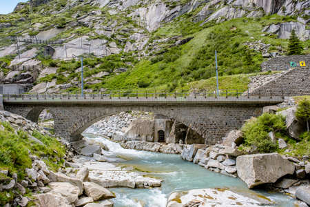 Railway Bridge - Andermatt, Switzerlandの写真素材