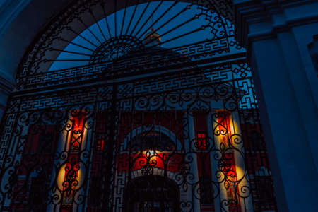 Gate of the Kazan Mother of God Monastery, Kazan, Russia.の写真素材