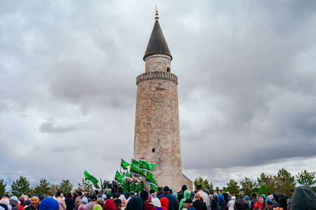 Bolgar, Tatarstan, Russia. May 21, 2022. Celebration of the 1,100th anniversary of the adoption of Islam at the Minor Minaret in Bolgar.のeditorial素材