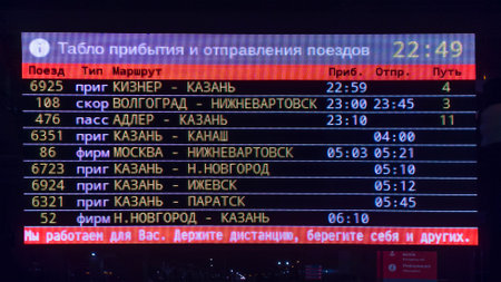 Train station departure board. Departure time tableのeditorial素材