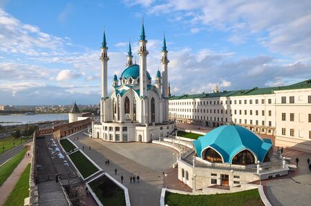 Kul Sharif mosque in Kazan Kremlin. Russia.の写真素材