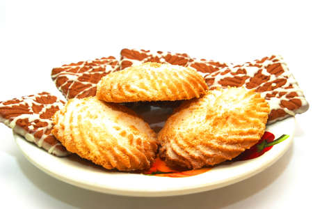 Plate with cookies