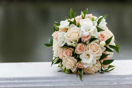 beautiful brides bouquet.の写真素材