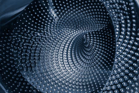 glitter air bubbles in the glass, background abstract textureの写真素材