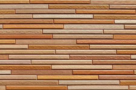 Plastic surface with imitation of brown stone masonry. Modern finishing material. Background image,...