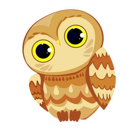 Owl Vector Illustrationのイラスト素材