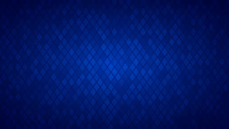 Abstract background of small rhombuses in blue colors.のイラスト素材