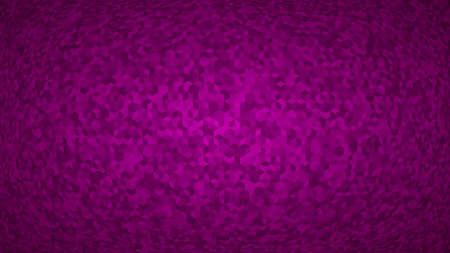 Abstract background of small isometric cubes in purple colors with the fish eye effect.のイラスト素材