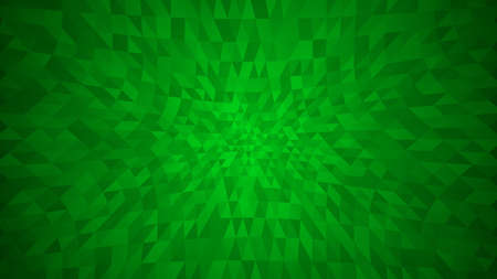 Abstract background of small triangles in green colors.