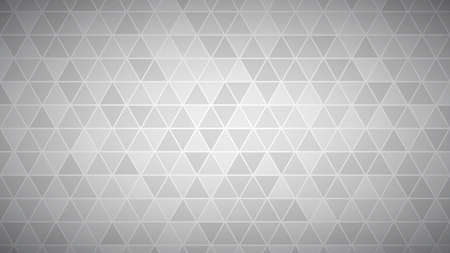 Abstract light background of small triangles in white and gray colors.