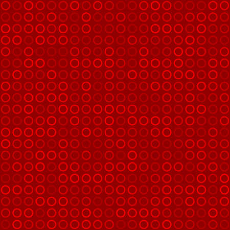 Abstract seamless pattern of small rings or pixels in red colorsのイラスト素材