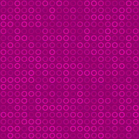 Abstract seamless pattern of small rings or pixels in purple colorsのイラスト素材