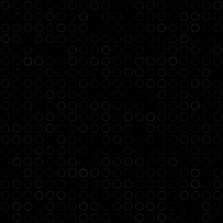 Abstract seamless pattern of small rings or pixels in black colorsのイラスト素材