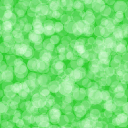 Abstract seamless pattern of randomly distributed translucent circles in green colorsのイラスト素材