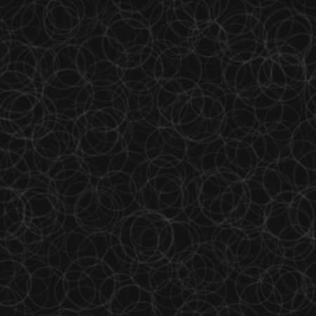 Abstract seamless pattern of randomly arranged contours of circles in black and gray colorsのイラスト素材