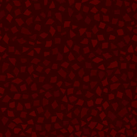 Abstract seamless pattern of small pieces of paper or splinters of ceramics of different sizes in red colorsのイラスト素材