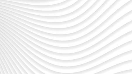 Abstract background of gradient curves in white colorsのイラスト素材