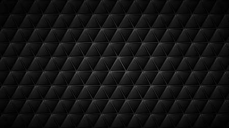 Abstract background of black triangle tiles with gray gaps between them