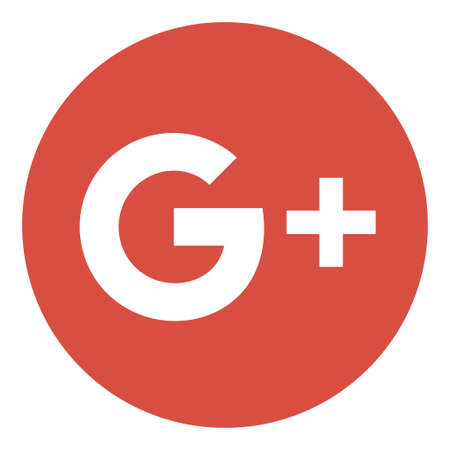 VORONEZH, RUSSIA - NOVEMBER 21, 2019: Google Plus logo round icon in orange colorのeditorial素材