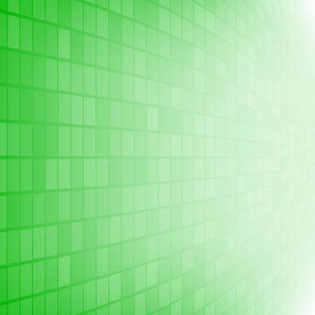 Abstract background of small squares or pixels in green colorsのイラスト素材