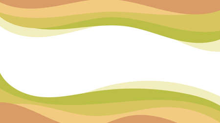 Abstract colorful background of color waves. Template for flyer, cover or bannerのイラスト素材